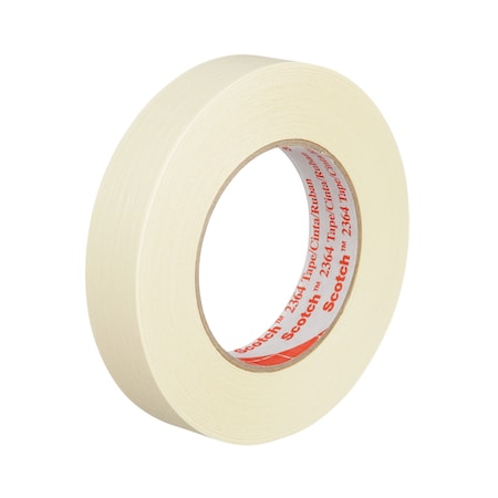 Scotch Masking Tape, 1x60 yd., Tan, PK36, 1" W x 60 yds L, Tan, 36 PK T9352364